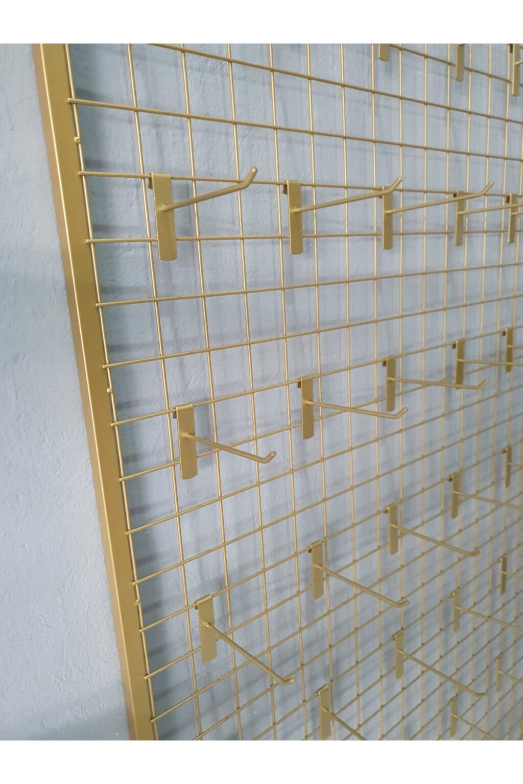 Tel Pano 103x200 cm 5x5 Sık Telli 50 Adet 15 cm Kanca Dahil Renk:gold - Görsel 3