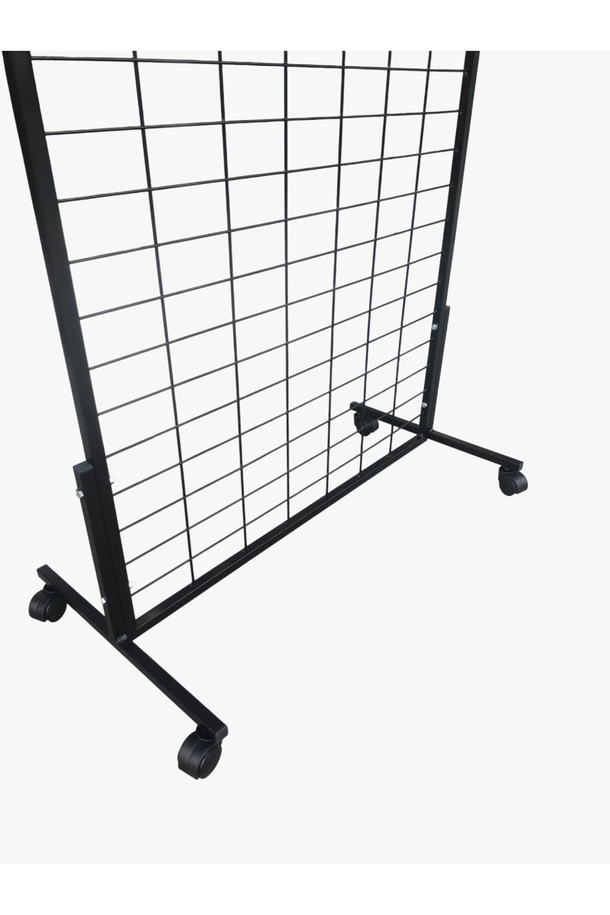 90x190 Cm Tekerlekli Pano Stant, Çorap Standı, Aksesuar Standı, Telefon Standı, Bijuteri Standı - Görsel 2