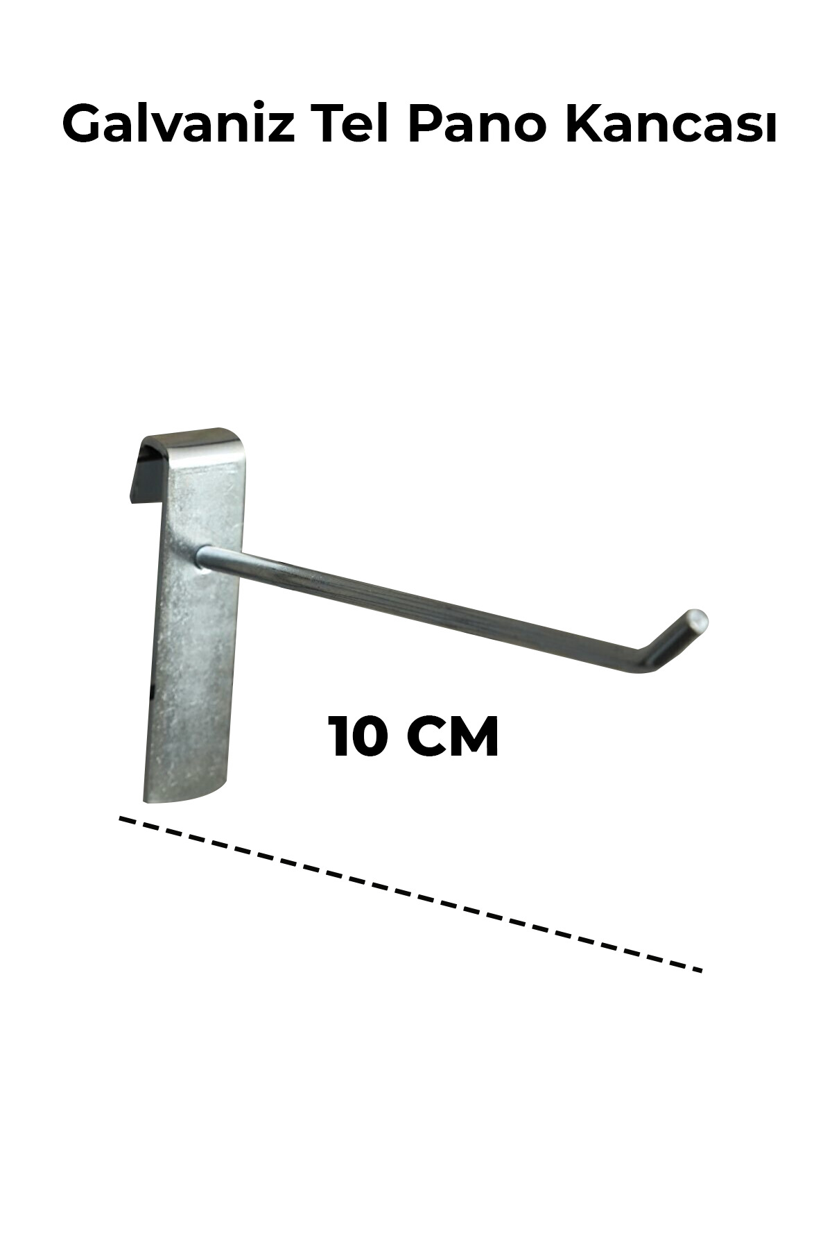 Tel Pano Kancası 10 Cm 50 Adet - Görsel 2