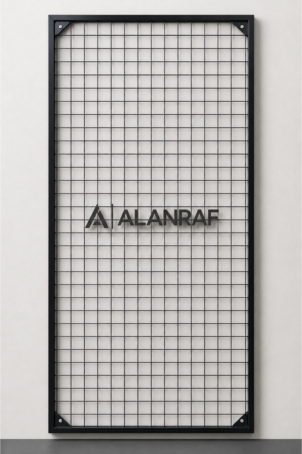 Sık Telli Tel Raf - Tel Pano Stand, Duvar Askılığı, Züccaciye Rafı, Telefon Rafı, Aksesuar Rafı 60x150 Cm
