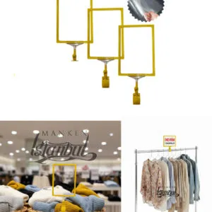 2'li Mandallı A4 Etiketlik - Fiyat Etiketi, Market Etiketliği