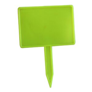 10'lu Büyük Boy Plastik Saplamalı Manav Bakliyat Etiketliği (sarı Renk ) 16x12 Cm Ebat