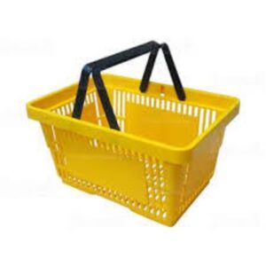 22 Litre Plastik El Sepeti (10lu Sarı Renk)