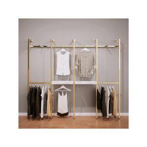 GOLD F SİSTEM Mağaza Raf Sistemi, Askılık Sistemi, Butik Rafı, Mağaza Stand, Giyinme Odası-365*200