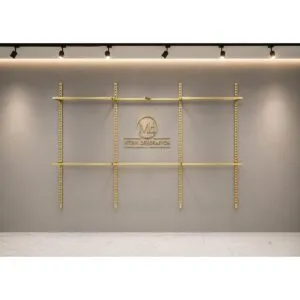Mağaza Raf Sistemi, Askılık Sistemi, Butik Rafı, Mağaza Stand, Giyinme Odası-275*200