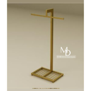 Gold Boyalı T Orta Stand Dayanıklı Modern Tasarım
