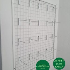 TEL PANO 80X100 CM 4x4 SIK TELLİ DUVARA MONTE 20 ADET 15 CM KANCA DAHİL