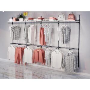 Mağaza Raf Sistemi, Askılık Sistemi, Butik Rafı, Mağaza Stand, Giyinme Odası-365*200