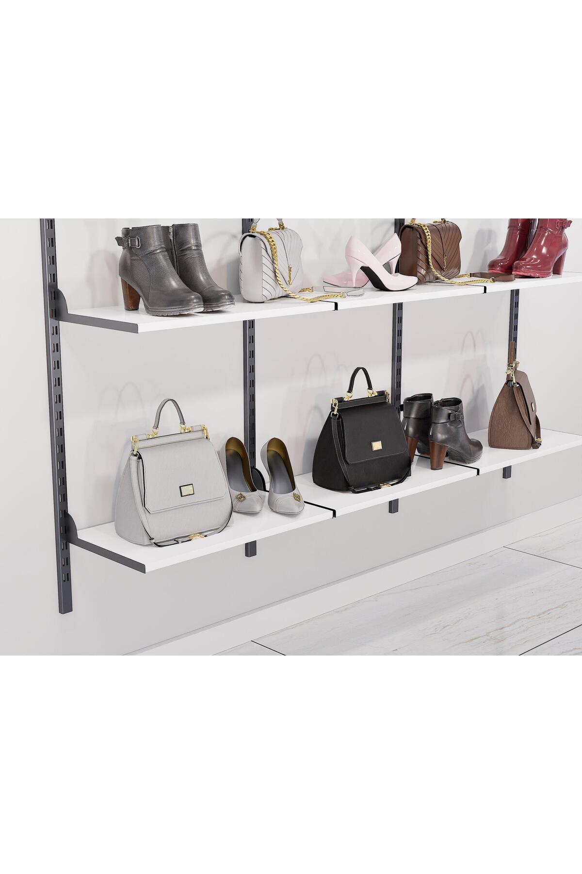 Mağaza Raf Sistemi, Askılık Sistemi, Butik Rafı, Mağaza Stand, Giyinme Odası-275*200