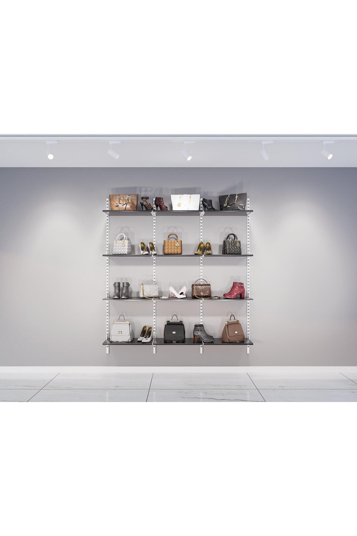 Mağaza Raf Sistemi, Askılık Sistemi, Butik Rafı, Mağaza Stand, Giyinme Odası-275*200