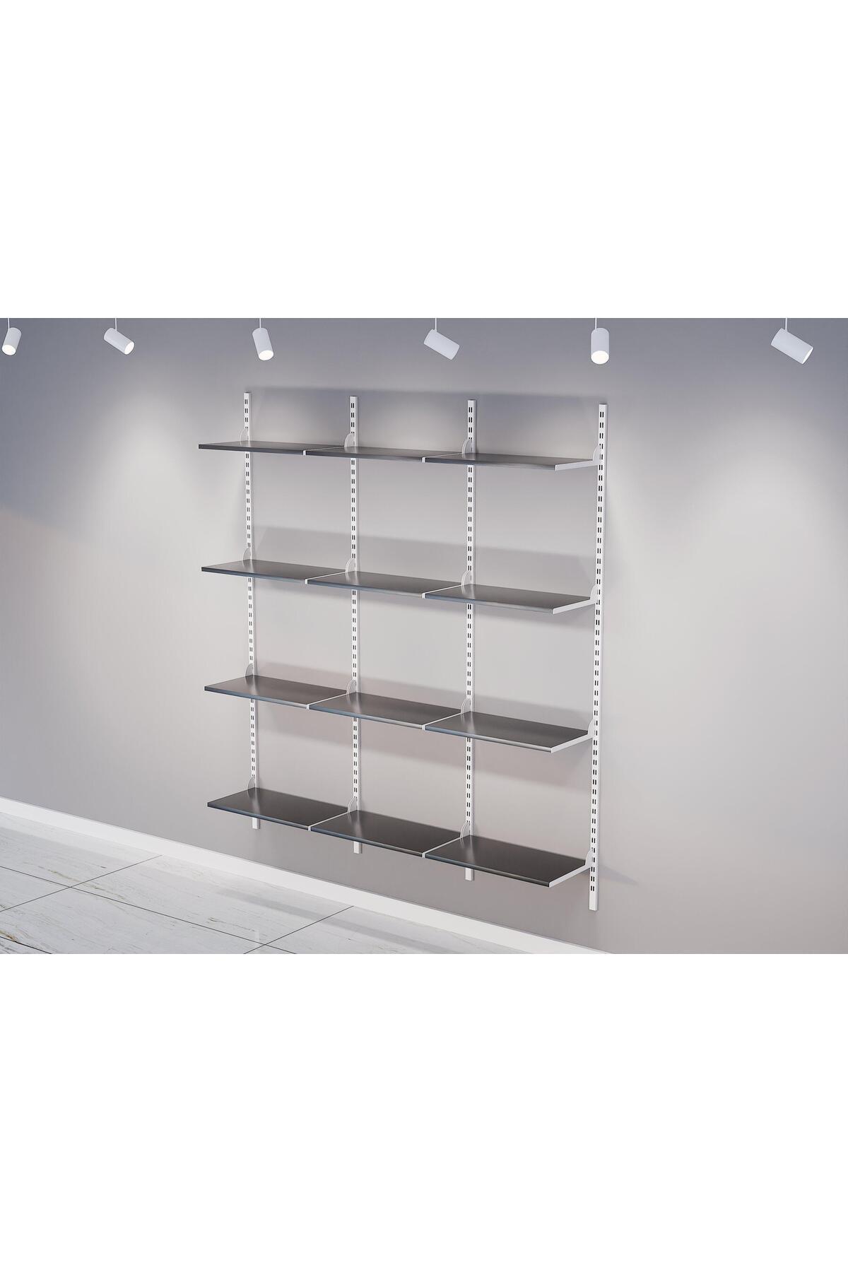 Mağaza Raf Sistemi, Askılık Sistemi, Butik Rafı, Mağaza Stand, Giyinme Odası-275*200 - Görsel 2
