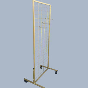 60x150 Tel Pano Stant (GOLD) Tekerlekli