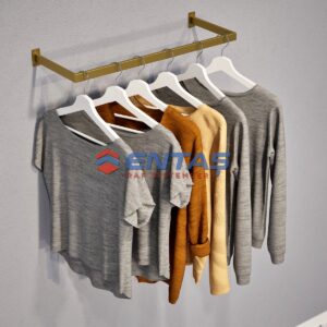 90*30 cm, 2 Lİ Paket,Duvara Monte Askılık,Giyinme Odası Askılığı,Mağaza Rafı,Butik Rafı