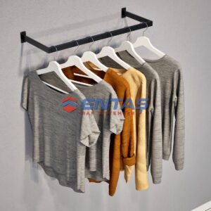 90*30 cm, 2 Lİ Paket,Duvara Monte Askılık,Giyinme Odası Askılığı,Mağaza Rafı,Butik Rafı