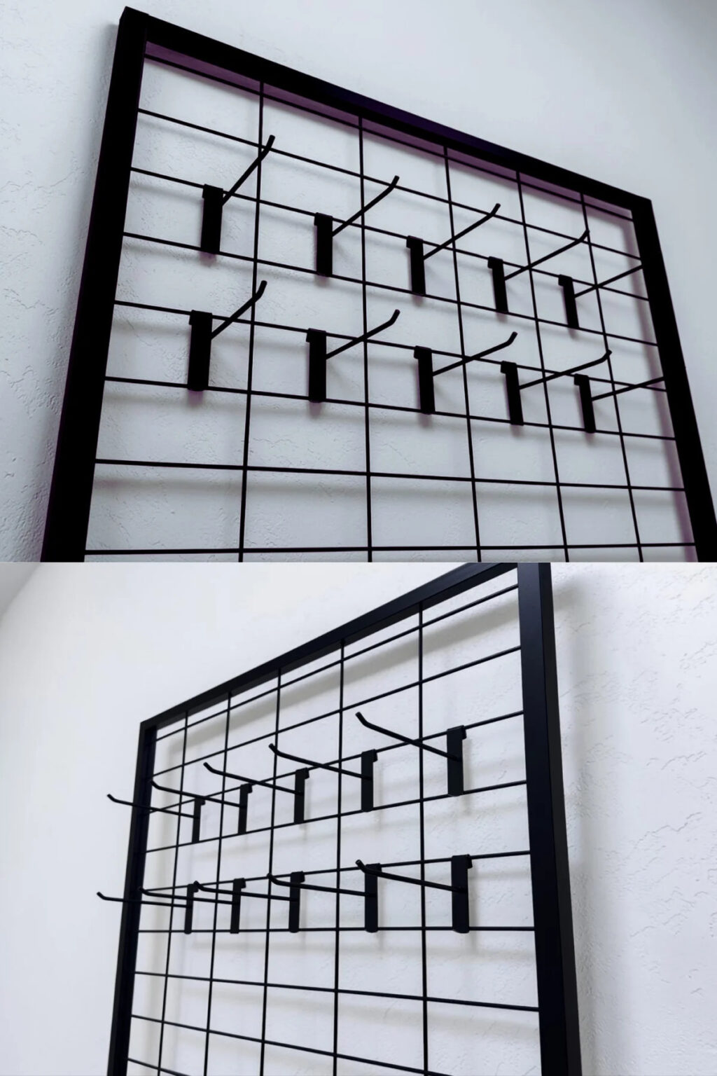 Tel Raf Ayaklı Tel Pano Metal Stand 90x190 - Görsel 3