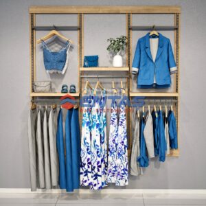 190*h220 Giyinme Odası Rafı,lüx Askılık Sistemi, Mağaza Raf Sistemi,butik Raf Sistemi