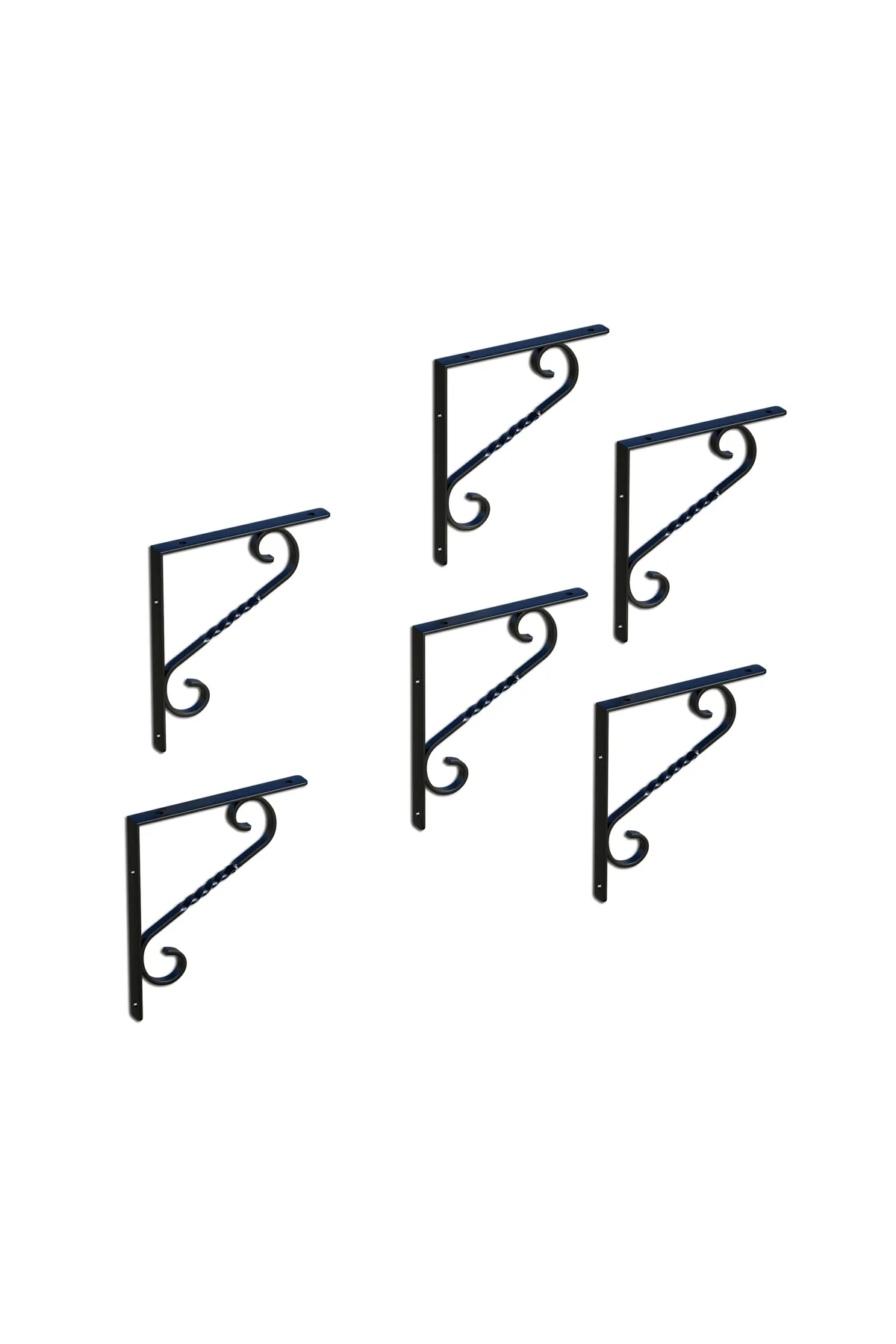 Ferforje Raf Kolu, Duvara Monte Raf Kolu, L Destek,6 Lı Set, 17*23