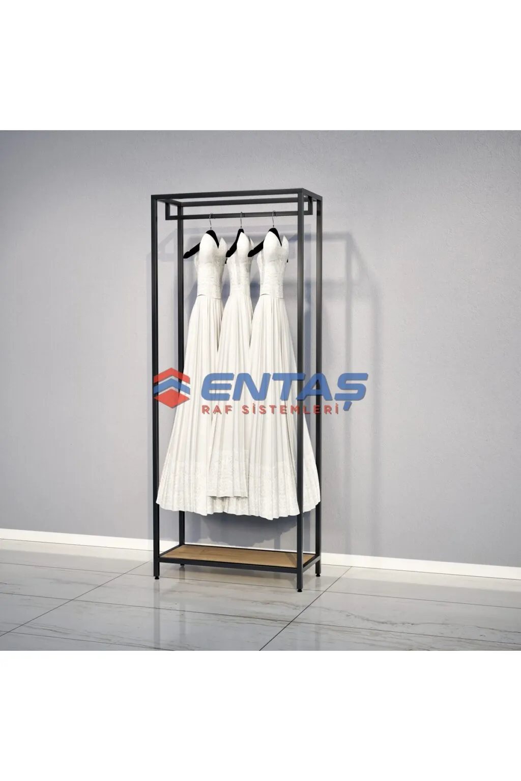 40*120*h220,modern Gelinlik Standı, Askılık Sistemi,abiye Elbise Askılığı