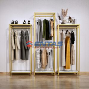 Modern Giyinme Odası Raf Sistemi,lüx Askılık Sistemi, Mağaza Raf Sistemi,butik Raf Sistemi 360*h220