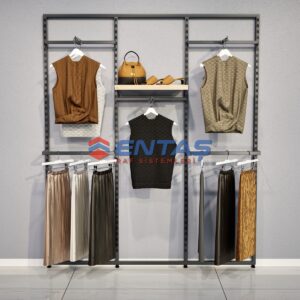 Giyinme Odası Raf Sistemi,lüx Askılık Sistemi, Mağaza Raf Sistemi,butik Raf Sistemi 190*h220
