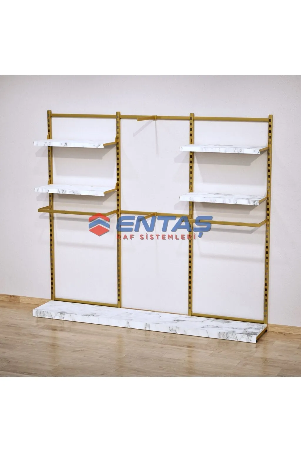 190*h220,giyinme Odası Raf Sistemi,lüx Askılık Sistemi, Mağaza Raf Sistemi,butik Raf Sistemi - Görsel 4