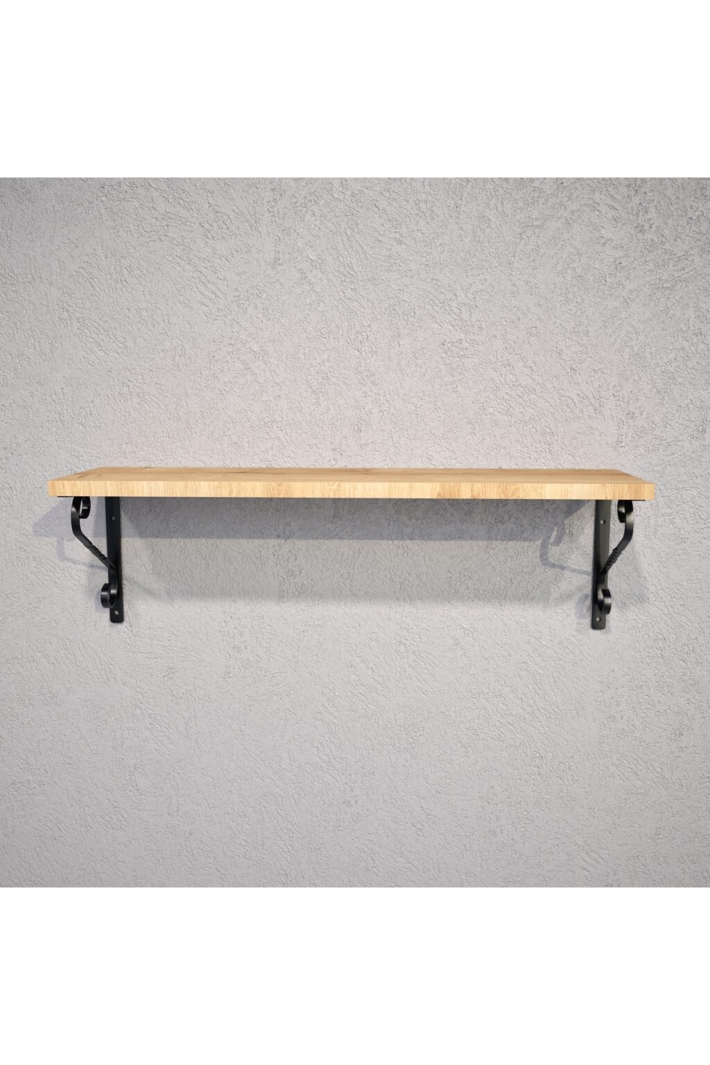 Ferforje Raf Destek Kolu 20x60 cm - L Konsol, Duvara Monte Raf Kolu - Görsel 2