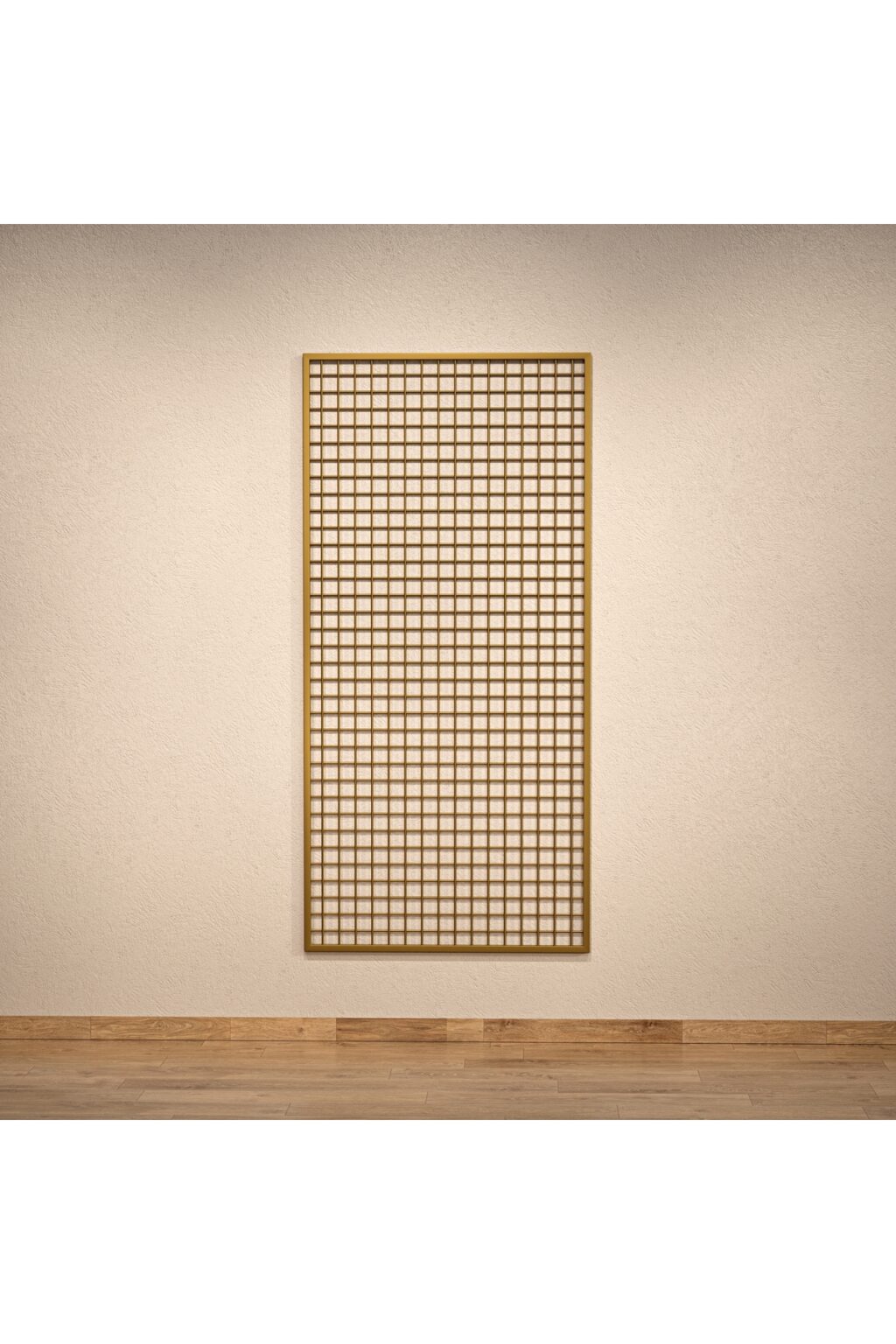 Duvara Monte Sık Telli Tel Raf 90x190 cm Gold - Tel Pano Stand, Duvar Askılığı