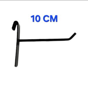 100 Adet, 10 Cm, Siyah Boyalı Tel Pano Kancası, Raf Kancası, Pano Teli, Askılık Teli, Çorap Askısı