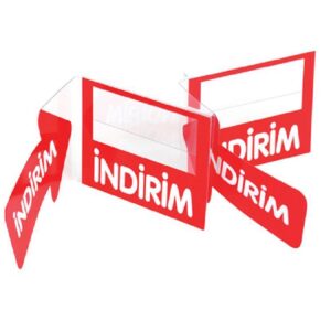 İndirim Kulakçığı (Pakette 10 Adet)