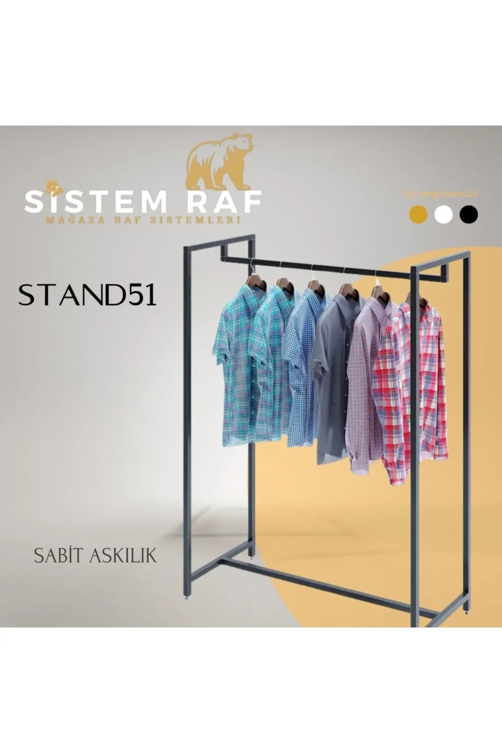 Sabit Askılık - Orta Stand