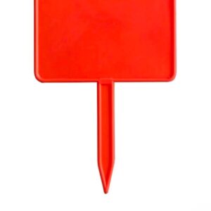 10'lu Saplamalı Küçük Boy Manav Bakliyat Etiketliği (turuncu Renk ) 11x8 Cm Ebat