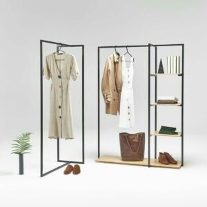 Mağaza Orta Standı 2li Set Askılık Kıyafet Standı Butik Stand