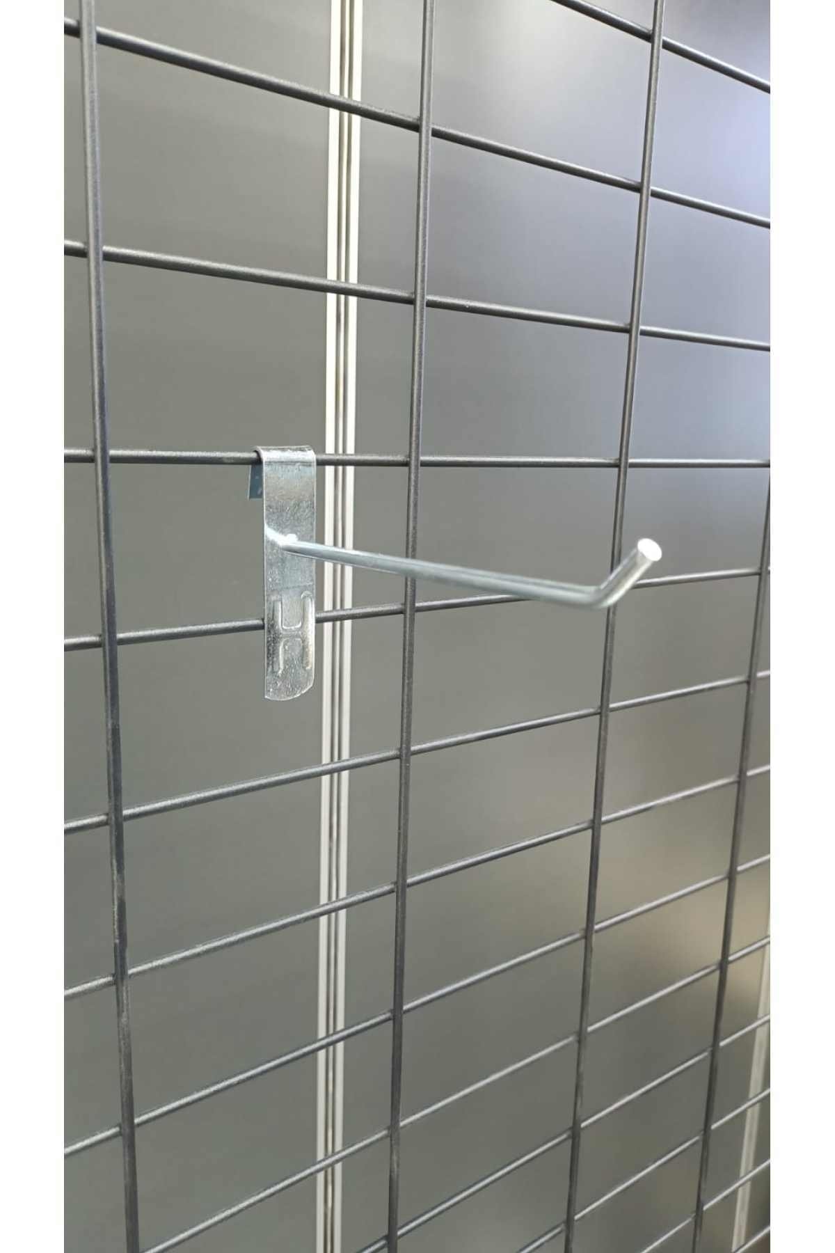 100 Adet - 25 Cm - Tel Pano Kancası - Raf Aksesuarı - Raf Kancası - Görsel 2