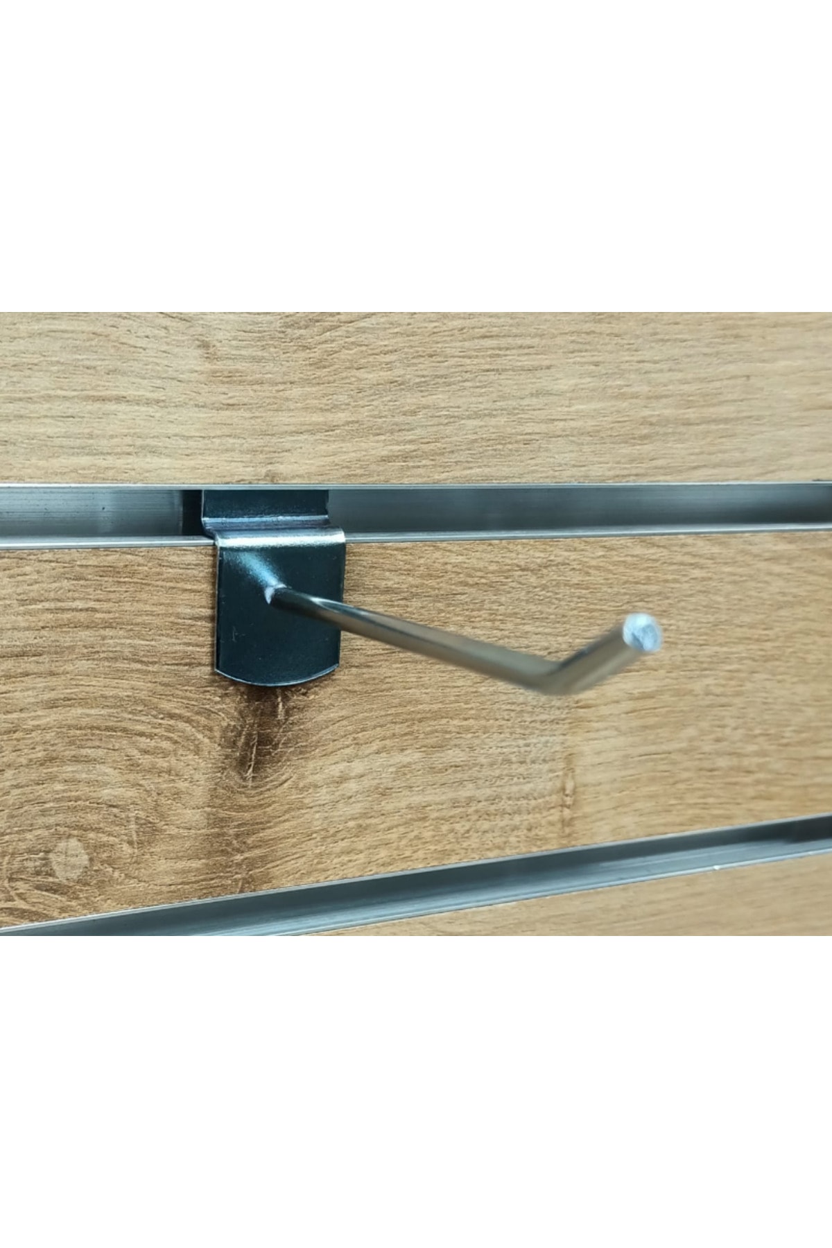 10 cm - 30 Adet Kanallı Kanca - Kanca - Raf Aksesuarı - Raf Kancası - Raf Askısı - Görsel 2