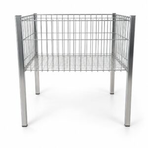 Profil Ayaklı Tel Sepet 60x80 cm - Teşhir Sepeti