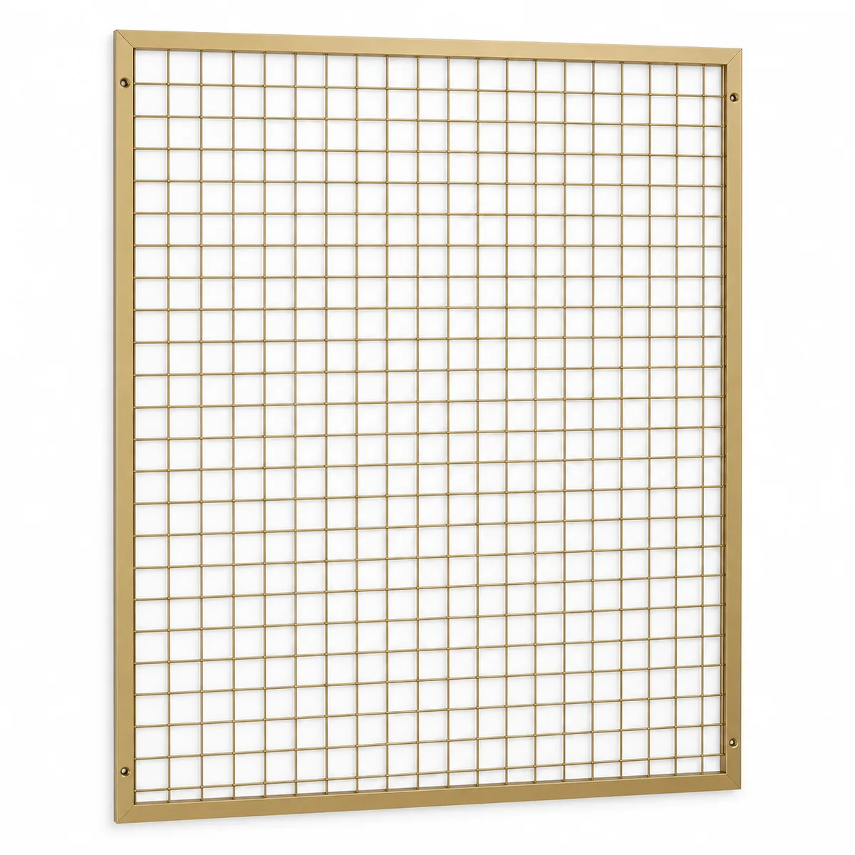 Duvara Monte Sık Telli Tel Raf 80x100 cm - Tel Pano Stand, Duvar Askılığı