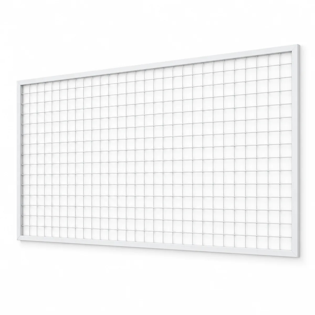 Duvara Monte Tel Pano Stand 100x200 cm Beyaz - Tel Raf, Duvar Askılığı
