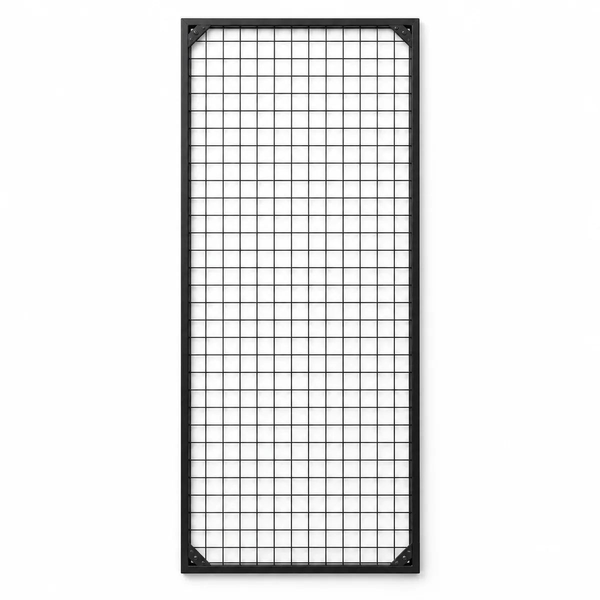 Duvara Monte Sık Telli Tel Raf 60x150 cm Siyah - Tel Pano Stand, Duvar Askılığı
