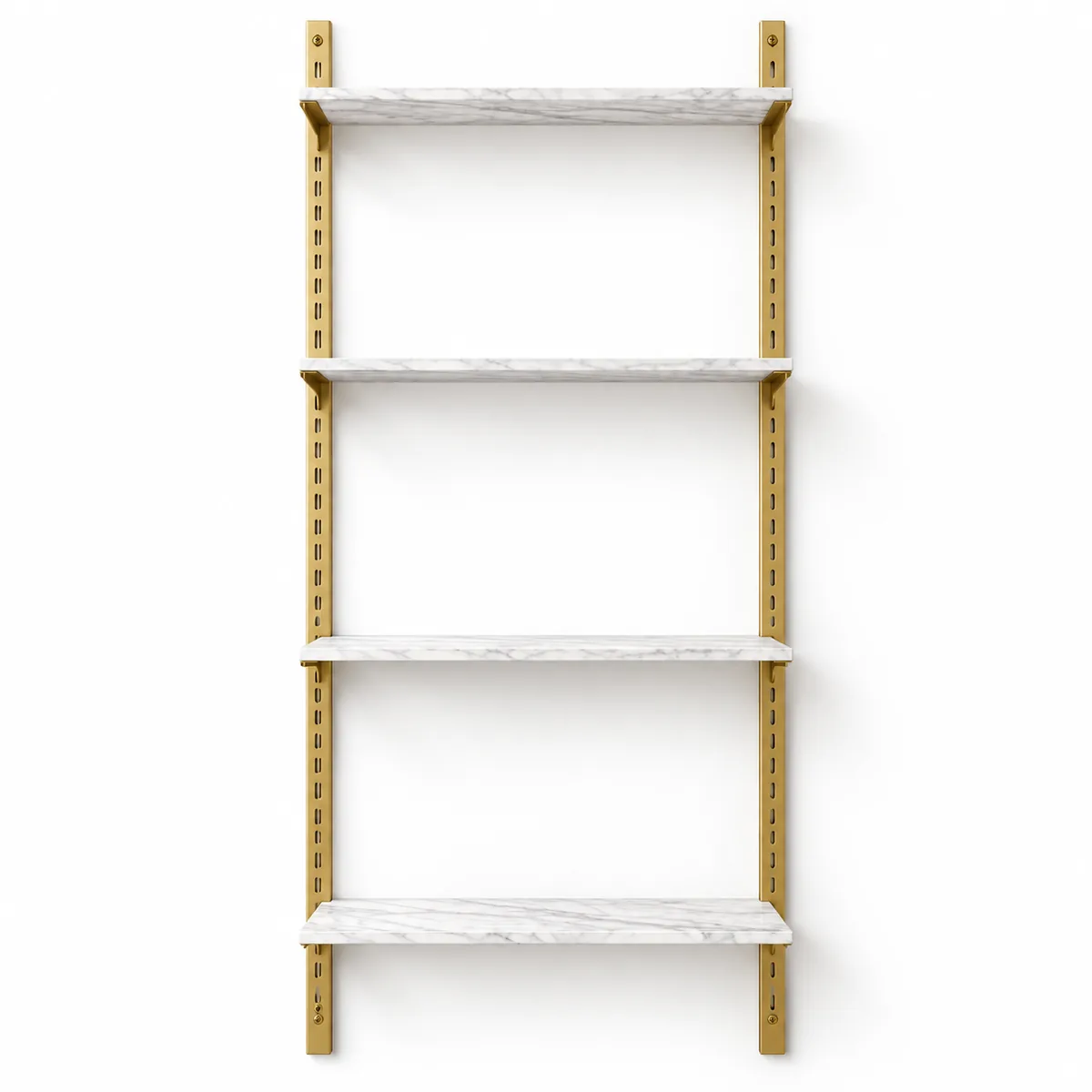Mağaza Askılık Raf Sistemi 95x200 cm Gold - Butik Stand, Giyinme Odası Sistemi